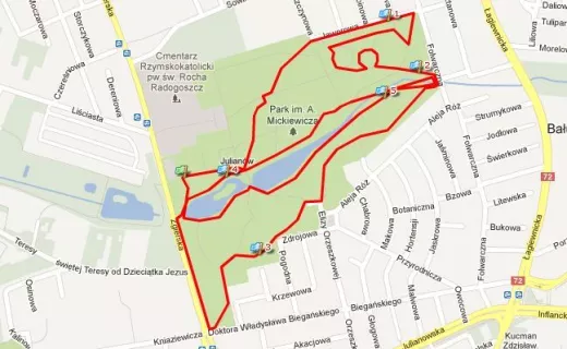 Park im. Adama Mickiewicza (Park Julianowski) w Łodzi - 